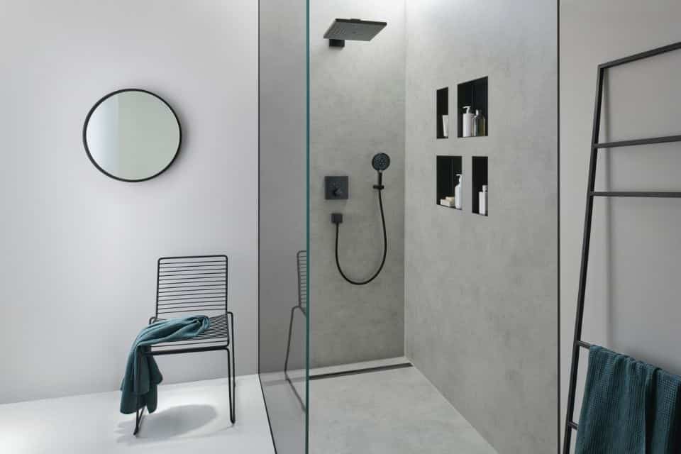 moderne Dusche
