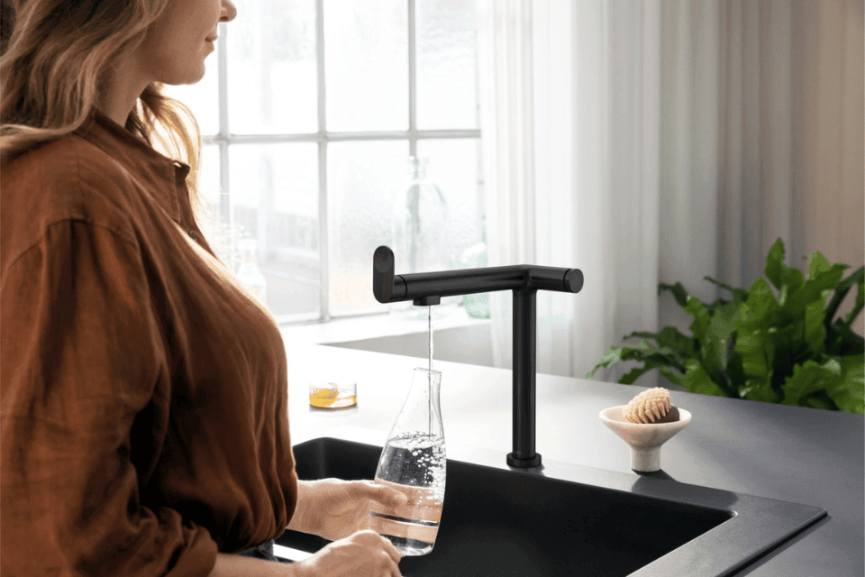Trinkwasser direkt aus dem Hahn.