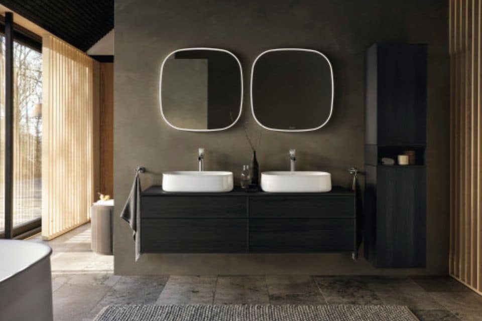 Duravit Zencha Doppelwaschtisch.