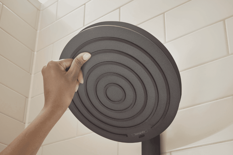 hansgrohe Pulsify Kopfbrause mit QuickClean Technologie. 