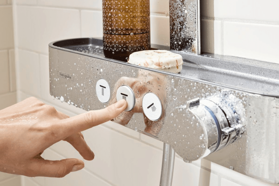 hansgrohe Pulsify Brausethermostat.