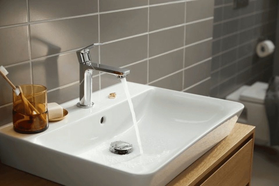 hansgrohe Rebris Armatur in Chrom.