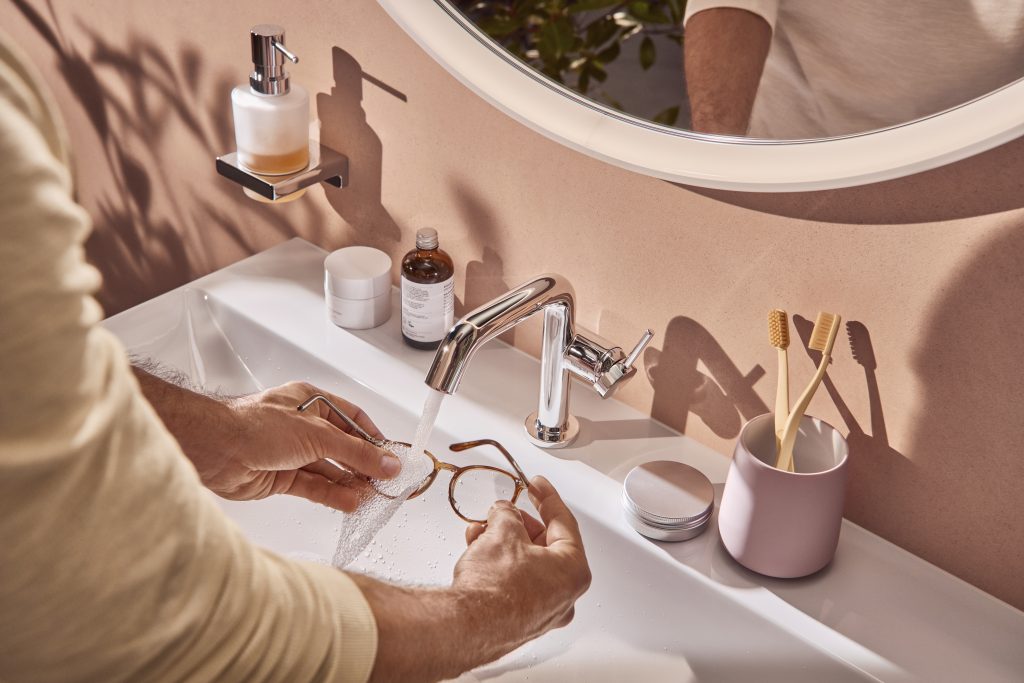 hansgrohe Texturis S Armatur mit Hebel.