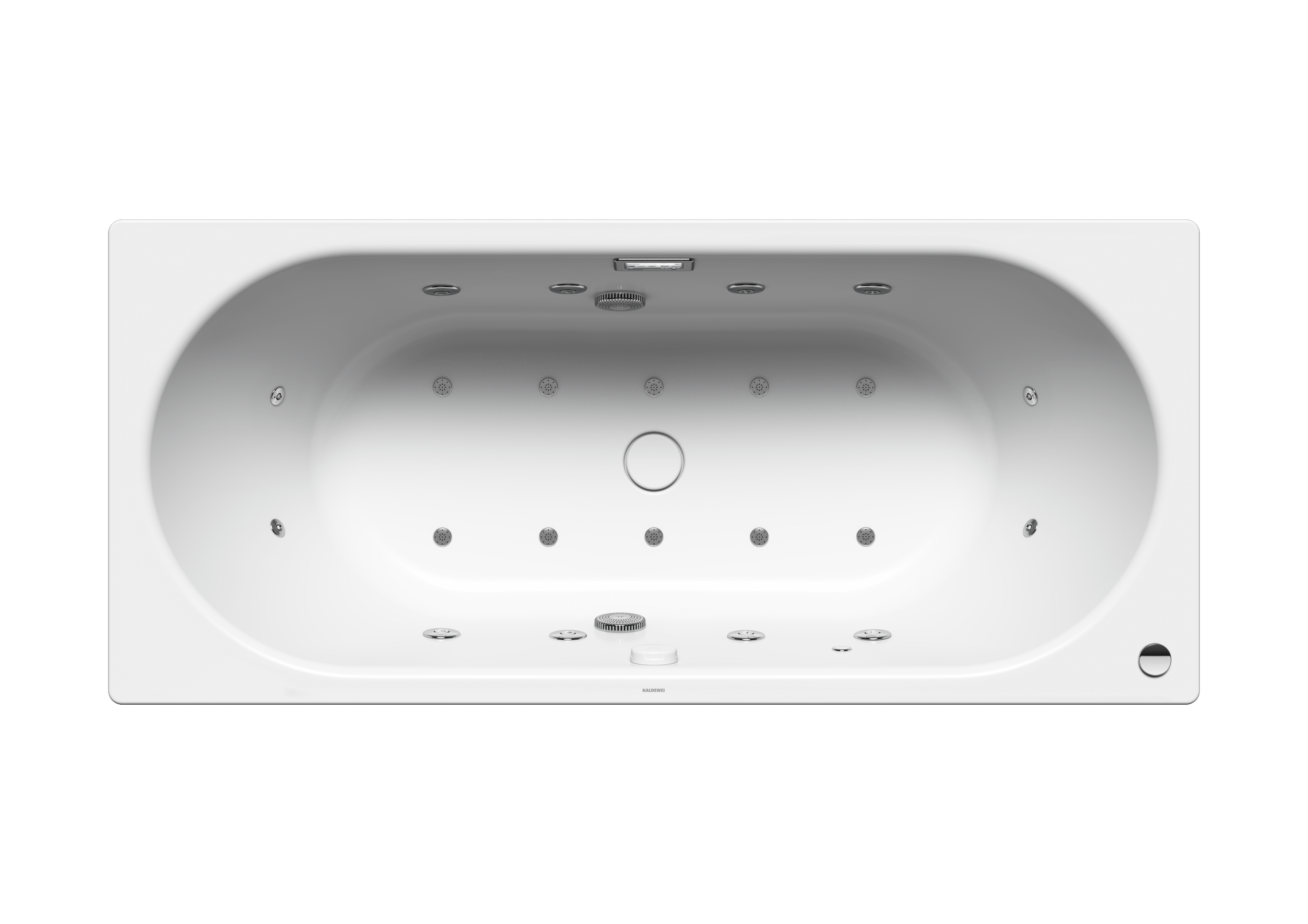 Centro Duo 2 Eck-Badewanne; Modell 131; 1700 x 750 x 460mm
