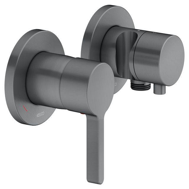 Edition 400 Brause-Einhebelmischer Set für 2 Verbraucher, mit Schlauchanschluss/Brausehalter