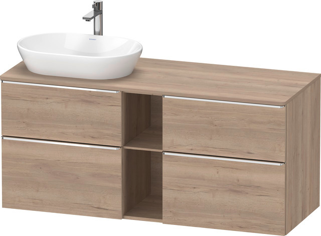 Duravit D-Neo Konsolenwaschtischunterbau mit Möbelgriff chrom