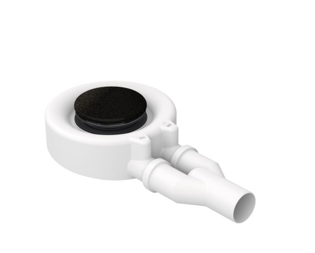 Ablaufgarnitur Scope mit Anti-Rutsch-Pro für glasierten Deckel