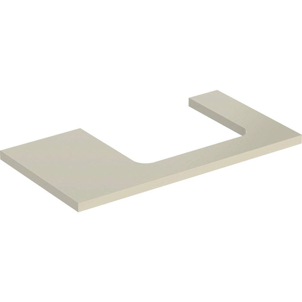 Geberit One Waschtischplatte Ausschnitt rechts, für Aufsatzwaschtisch, 90cm