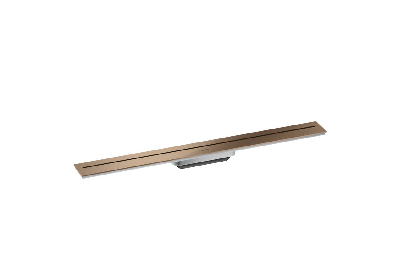 Axor Drain Duschrinne zur Wandmontage 800mm Brushed Red Gold Optic