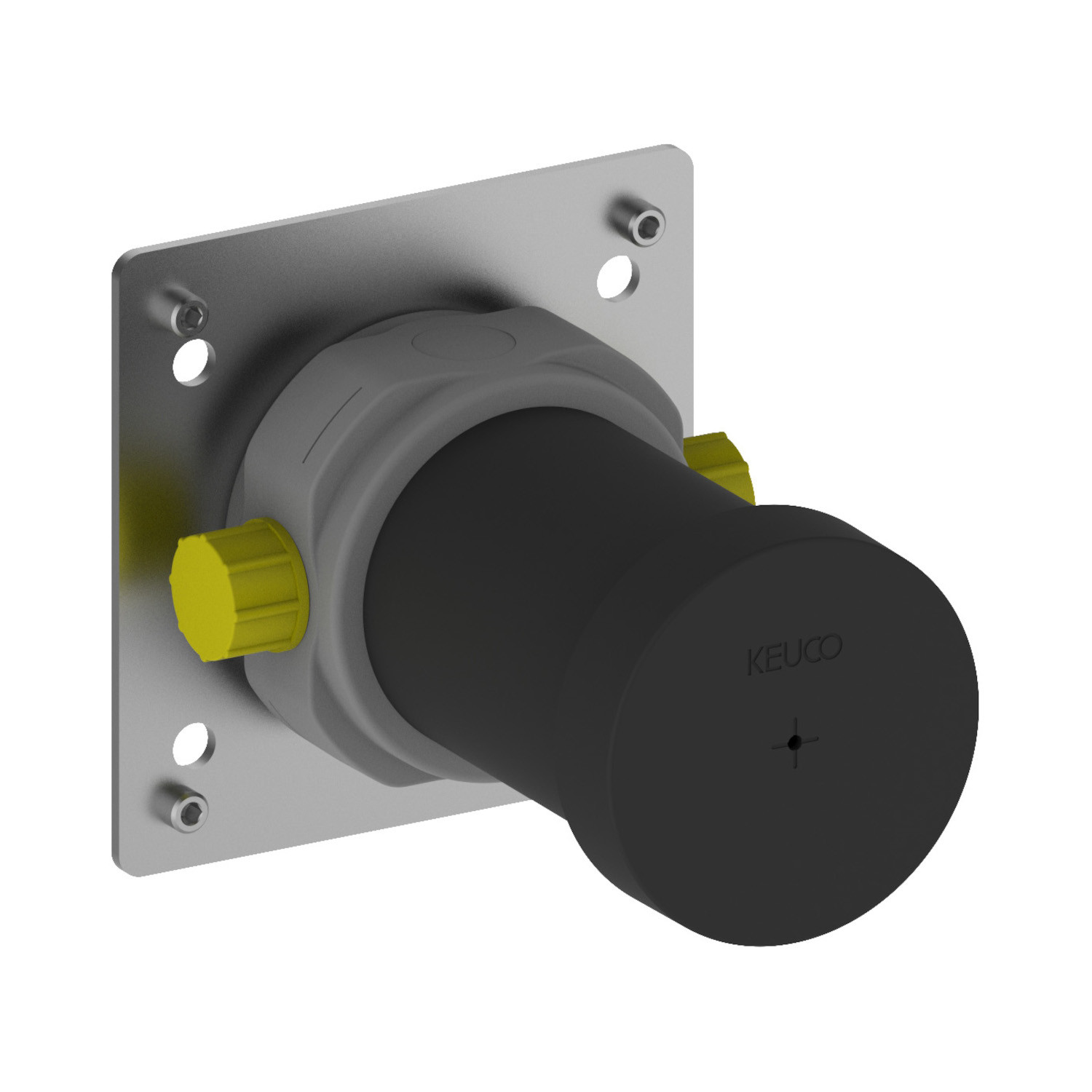 59653370701_16 IXMO Duschsystem, Thermostatarmatur für 2 Verbraucher, Kopfbrause, rund