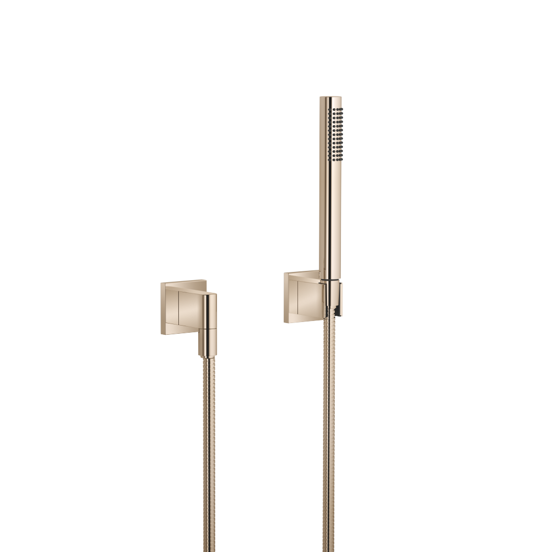 Schlauchbrausegarnitur mit Wandhalter