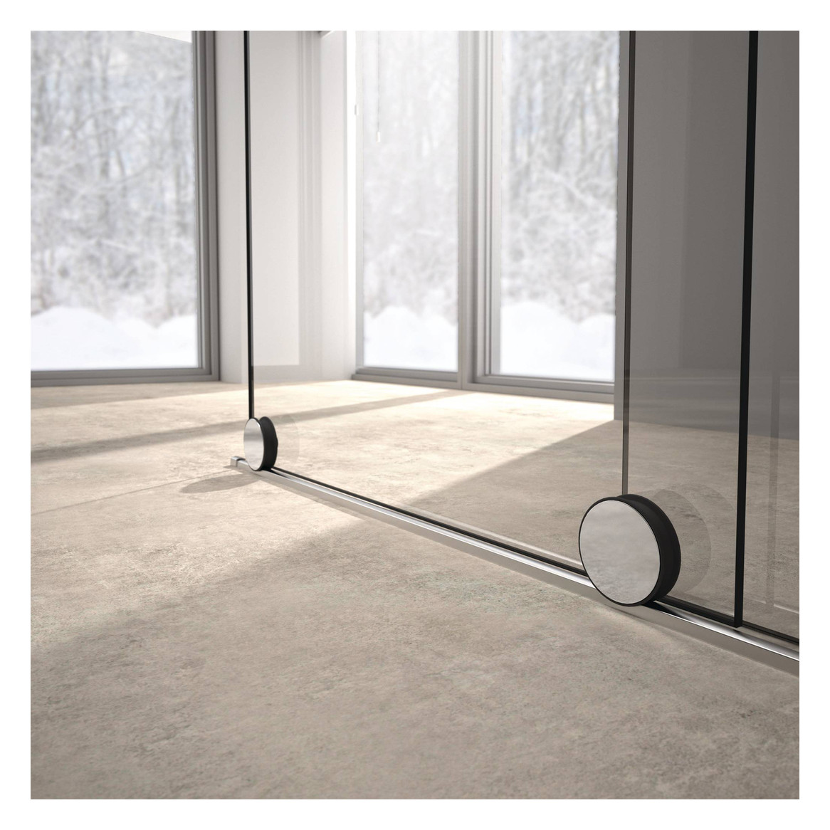 Xtensa Pure Eck-Duschkabine Typ 750 links