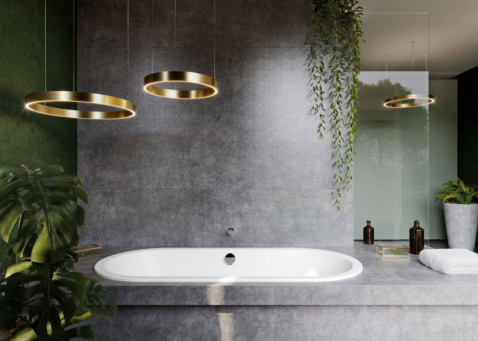 Classic Duo Oval-Badewanne; Modell 112; 1600 x 700 x 420mm, für Wannengriff