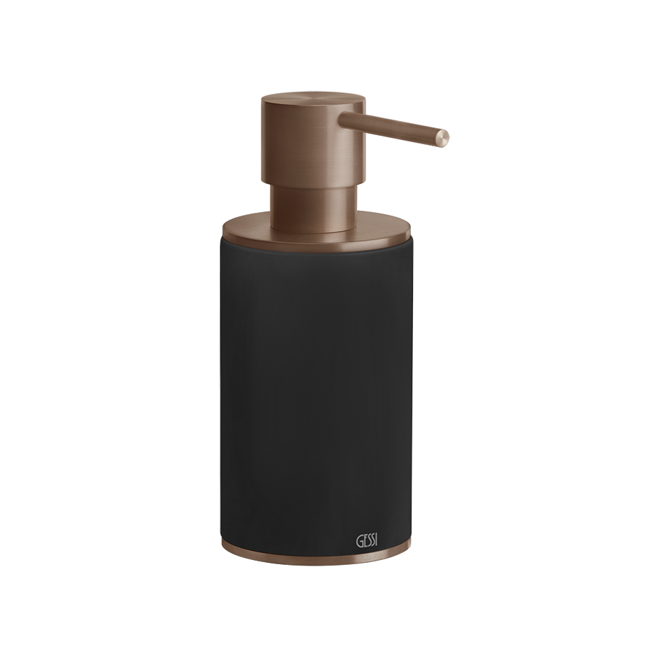 Gessi 316Accessoires Stand-Seifenspender Glas dunkel