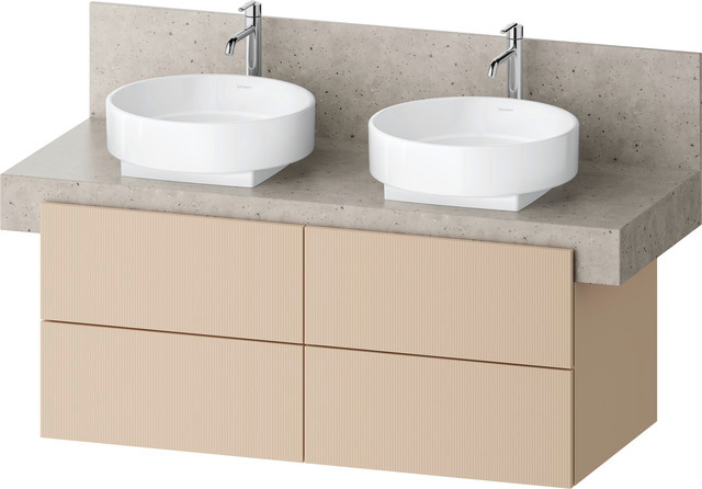 Duravit Balcoon Konsolenwaschtischunterbau sandbeige