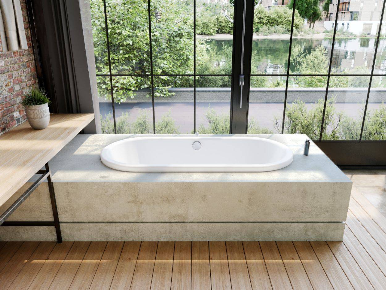 Kaldewei Centro Duo Oval-Badewanne 1800 x 800 x 460mm