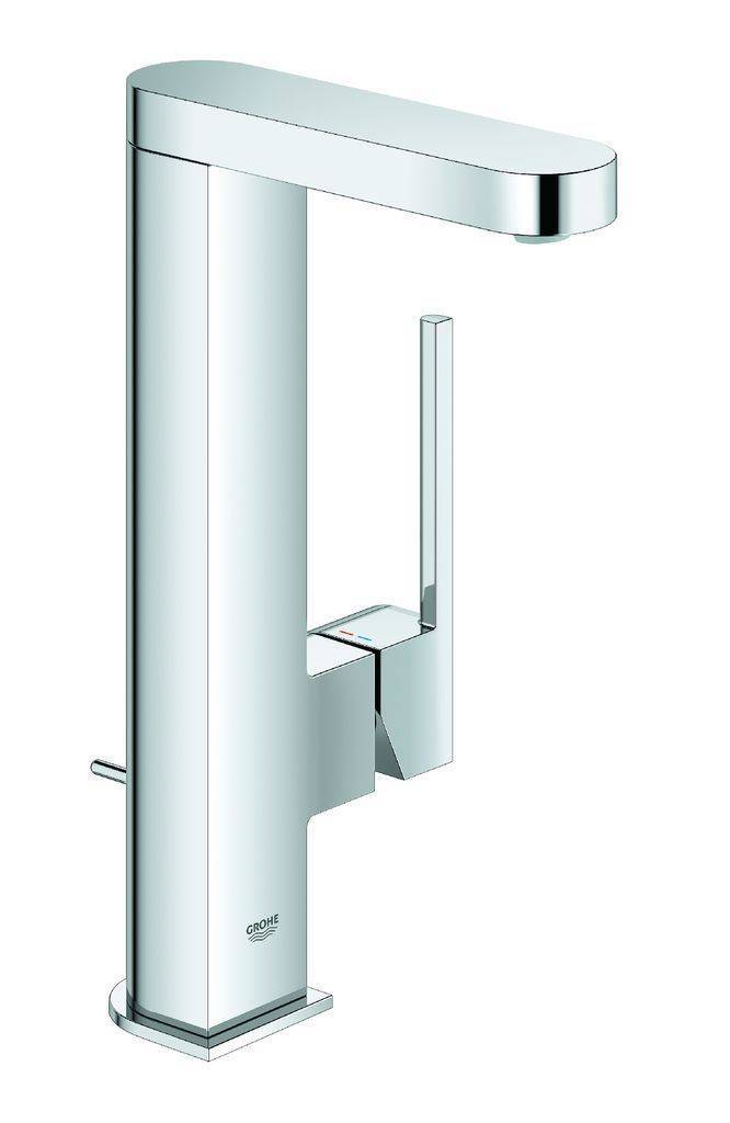 GROHE Plus Einhand-Waschtischbatterie L-Size, mit Zugstangen-Ablaufgarnitur