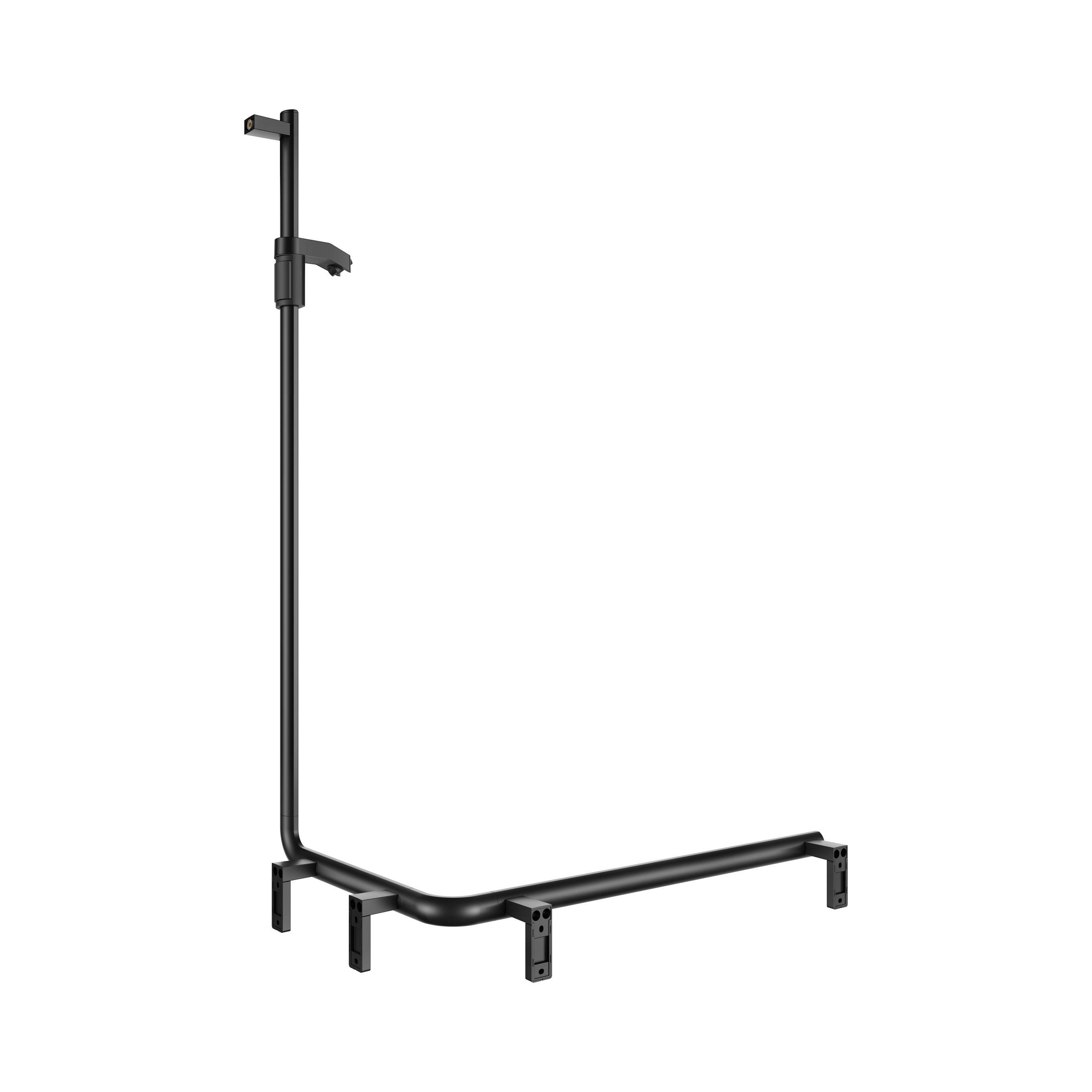 AXESS Duschhandlauf 850mm mit Brausestange, rechte Ausführung