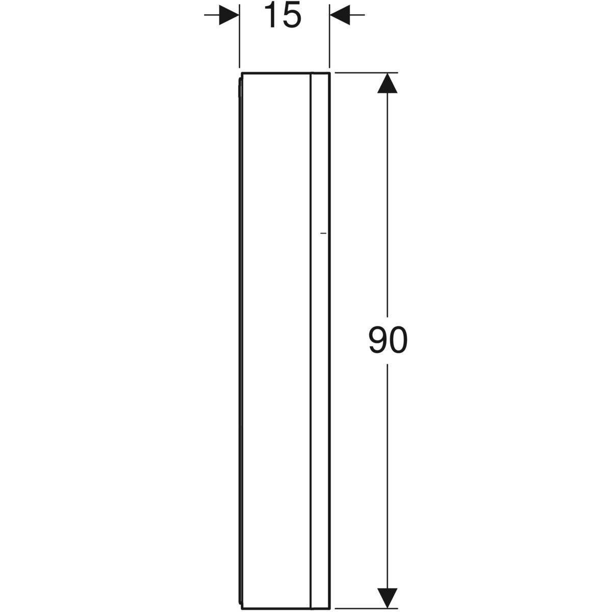 ONE Spiegelschrank mit ComfortLight  60 x 90 x 15cm