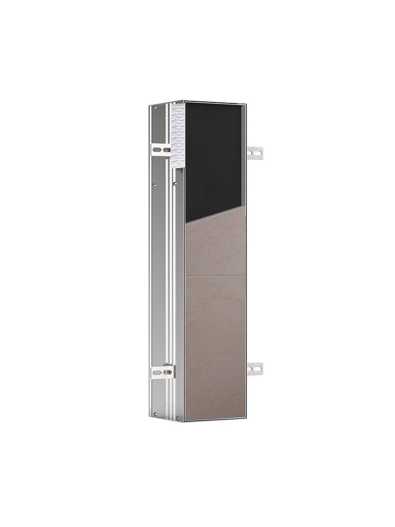 asis module plus Unterputz-WC-Modul befliesbar, 1 Fach