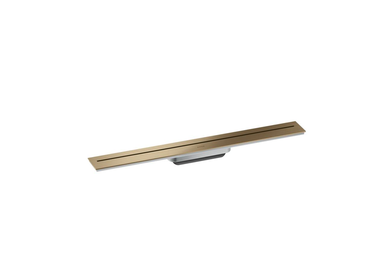 Drain Duschrinne zur Wandmontage 700mm Brushed Bronze