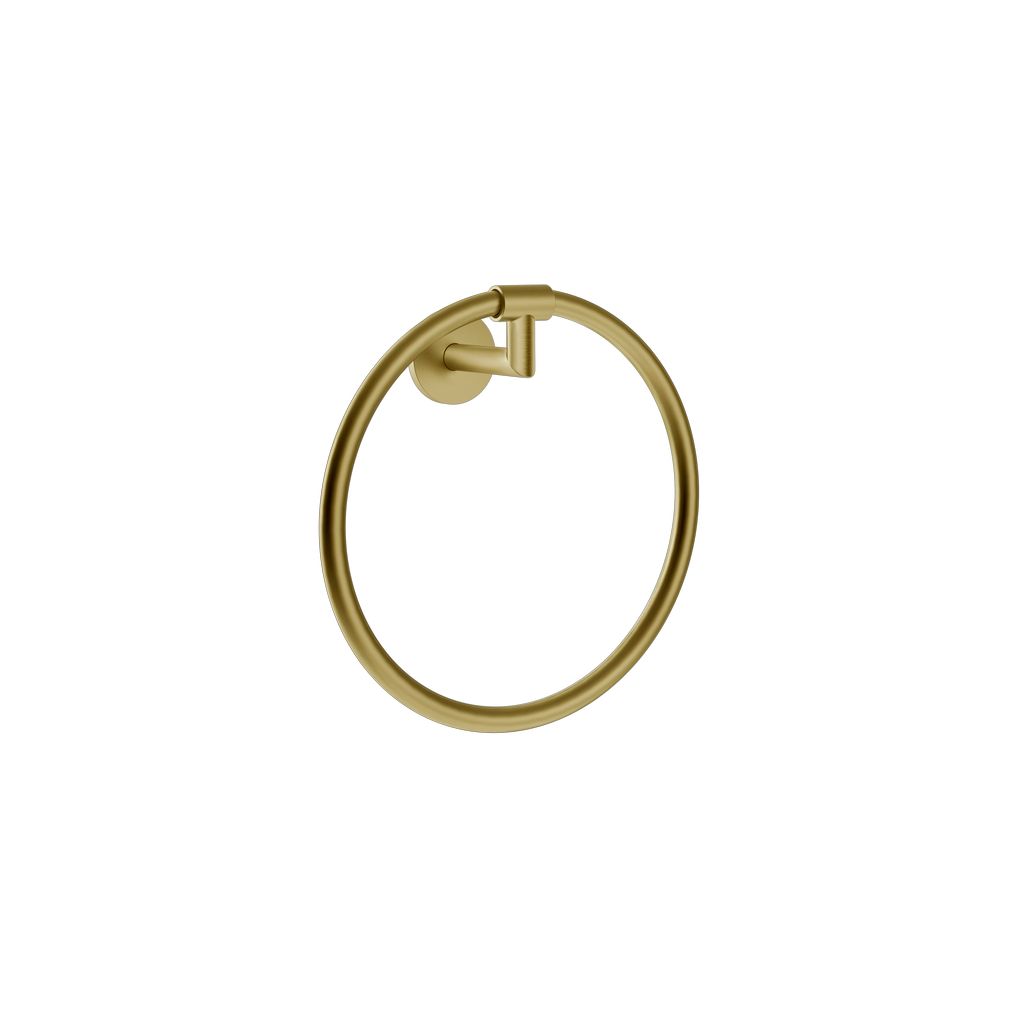 Gessi TONDO Badetuchhalter ringform gold gebürstet PVD