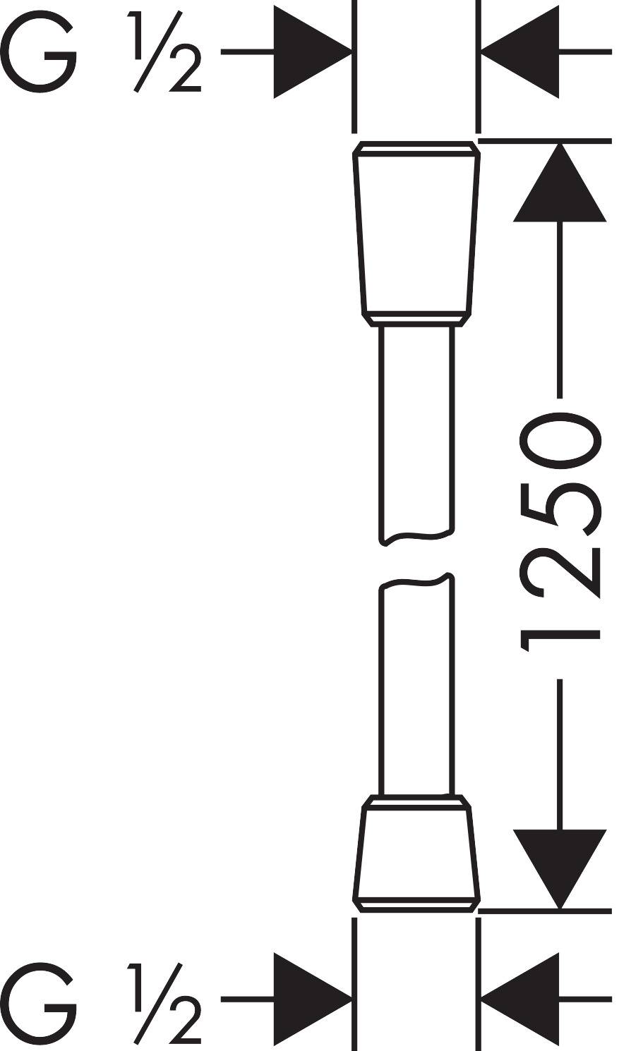 Isiflex Brauseschlauch 125cm