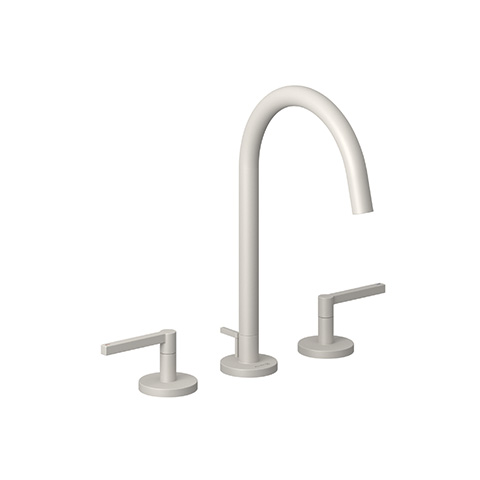 KLUDI Nova Fonte Puristic Waschtisch-Dreilocharmatur Matt Light Dove