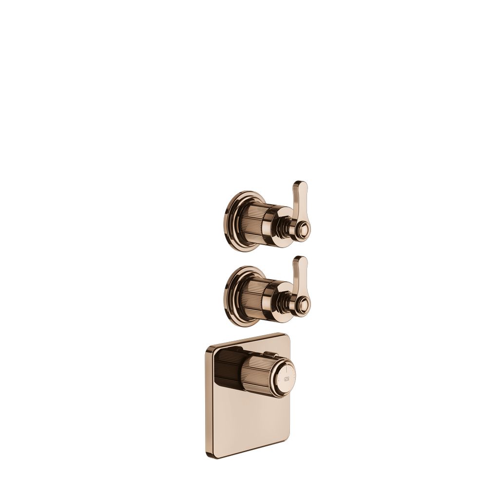 Gessi Venti20 2-Wege Thermostat Kupfer PVD