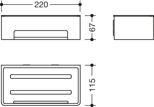System 900 Duschkorb