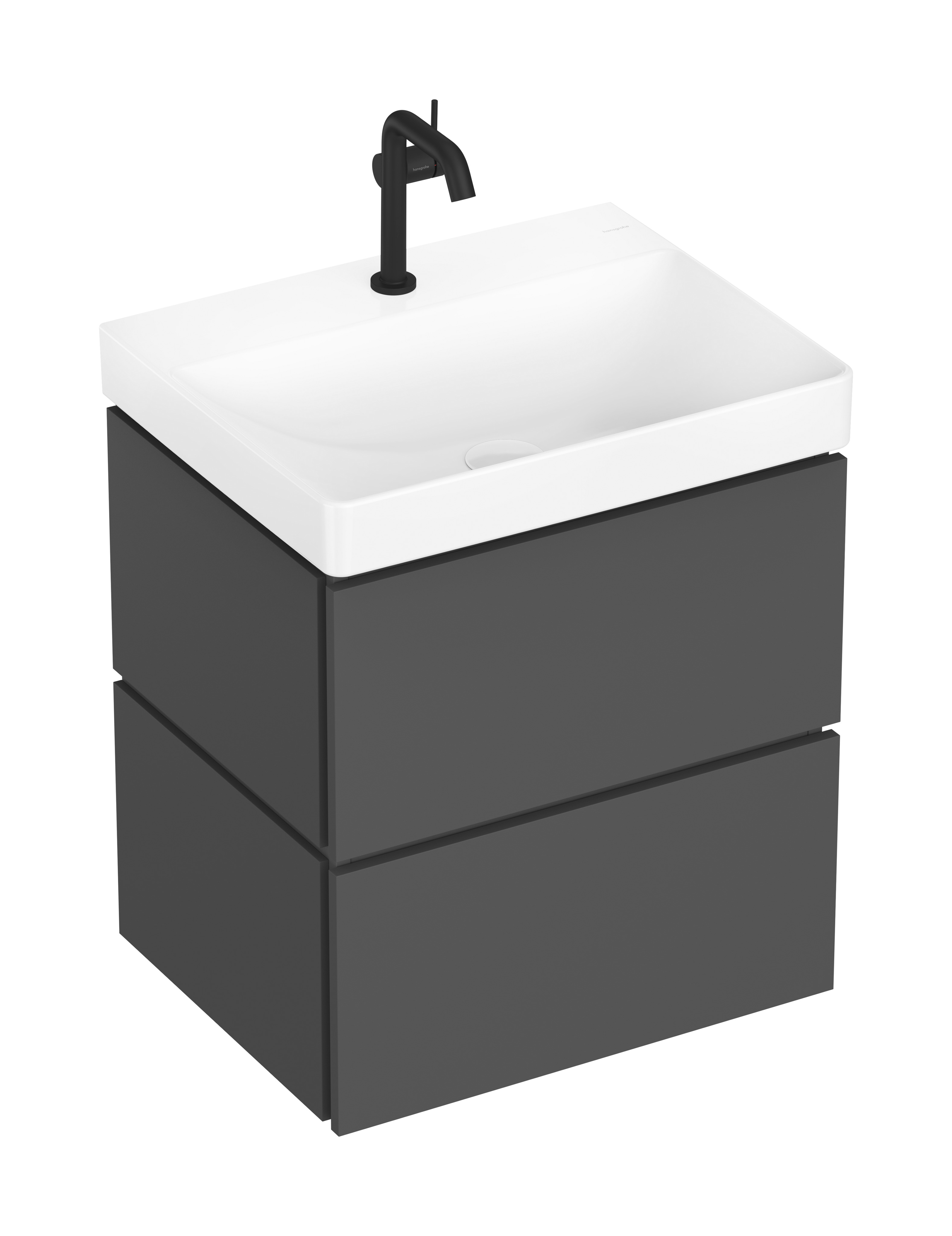 Xilesa E vanity unit 580/470 with 2 drawers for washbasin