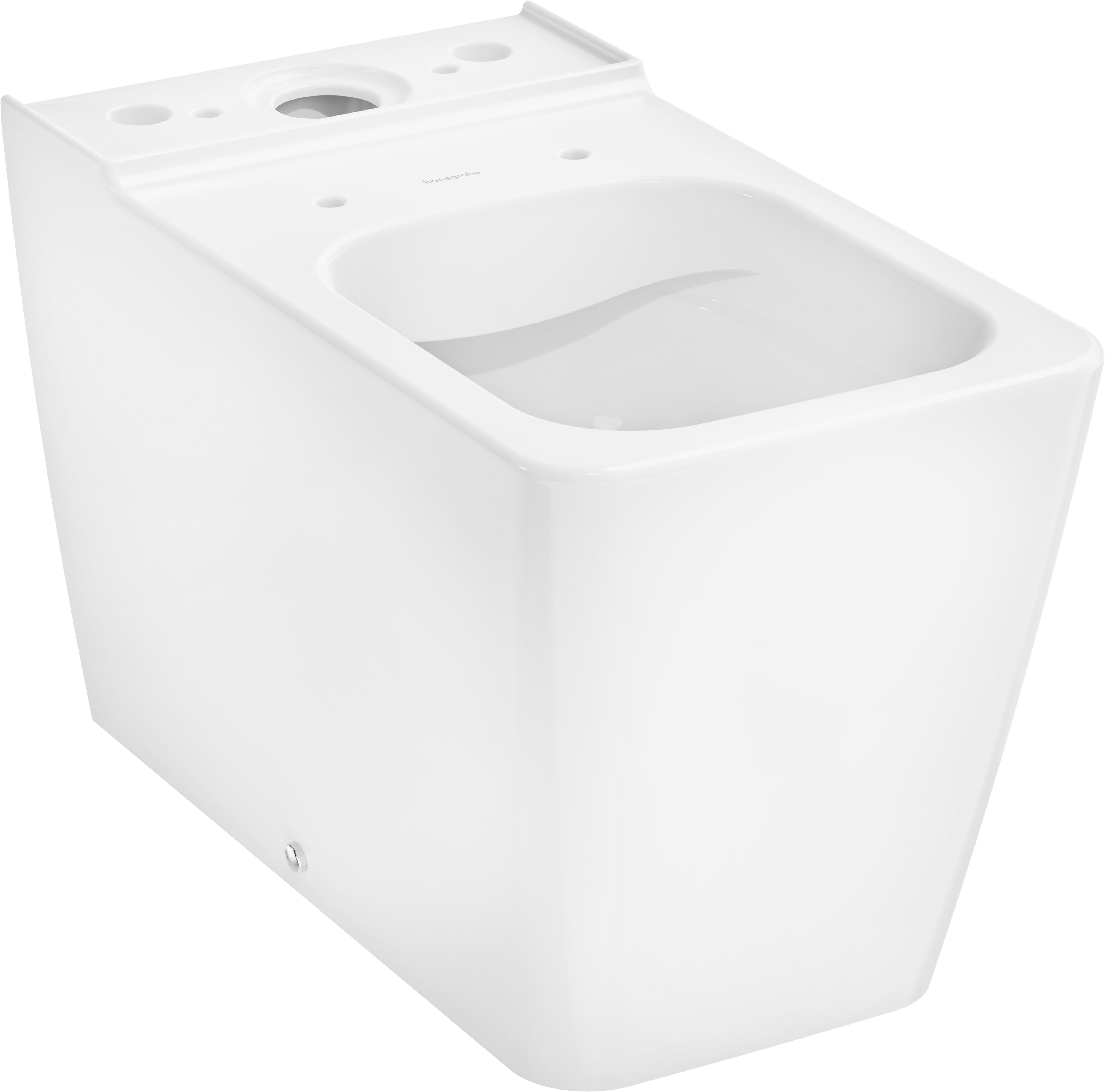 Hansgrohe EluPura Q Stand-WC für aufgesetzten Spülkasten 640