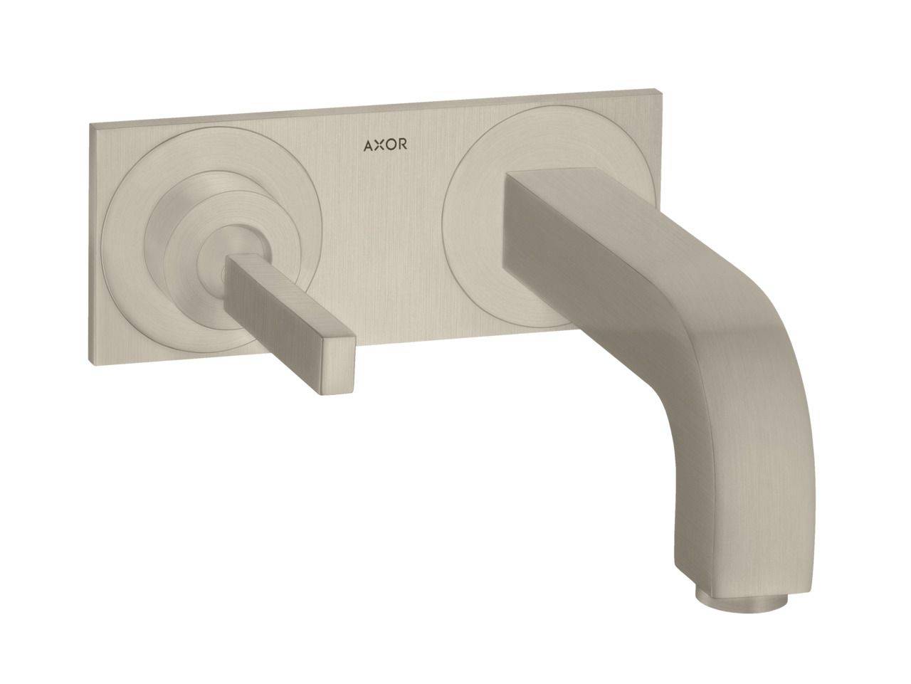 Citterio single lever basin mixer concealed with spout 160mm and plate
