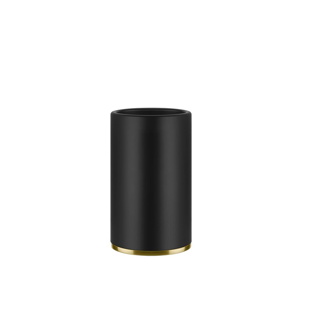 Gessi Inciso Stand-Becher Glas dunkel