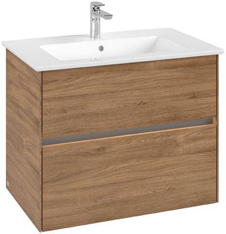 Villeroy & Boch Collaro Waschtischunterschrank 761 x 480 x 610mm, mit LED Beleuchtung