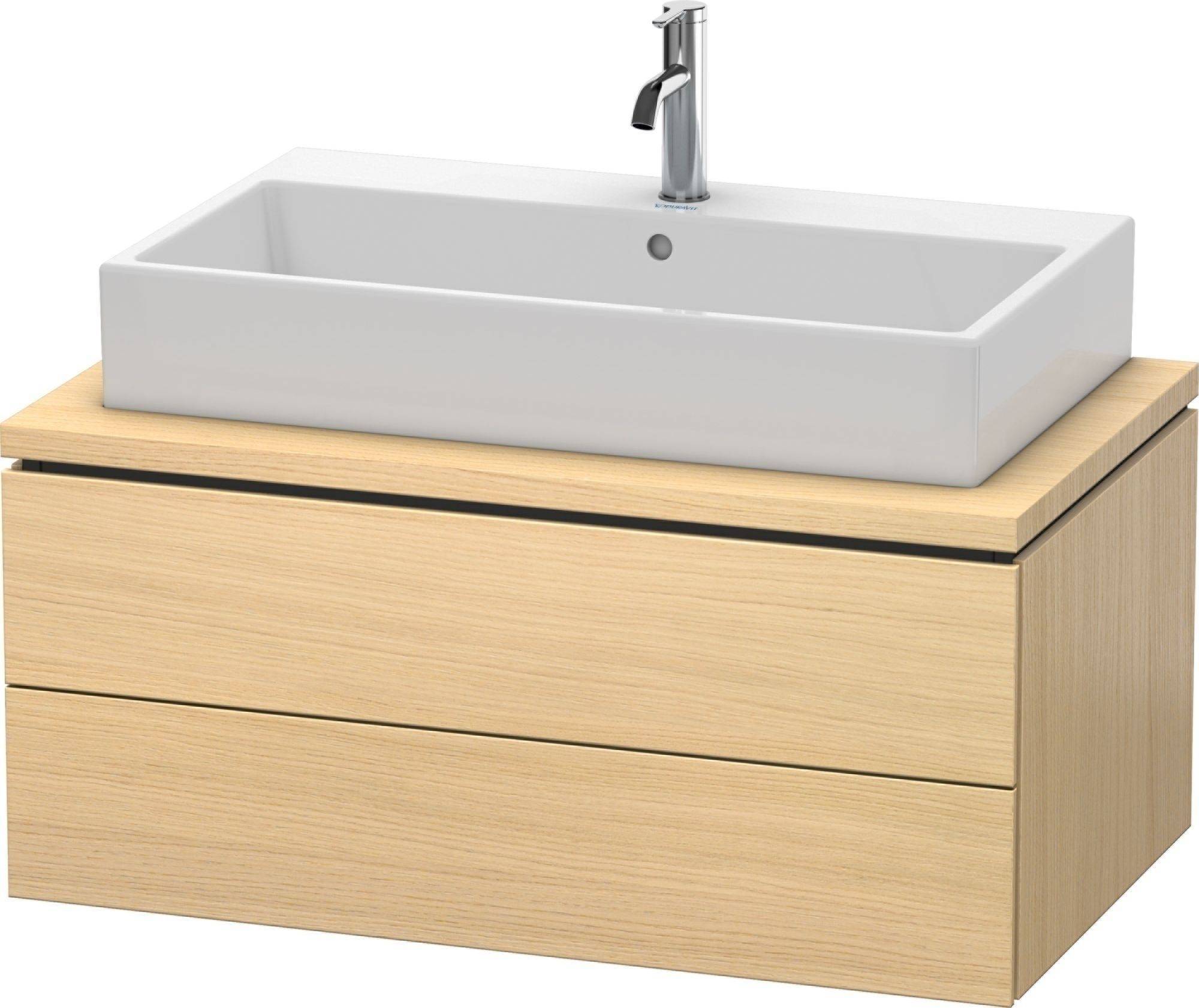 Duravit L-cube Waschtischunterbau für Konsole LC 5818, 2 Schubkästen, 920 x 547mm