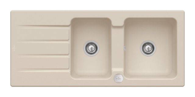 Villeroy & Boch Architectura 80 Spüle, mit Ablaufgarnitur mit Excenterbetätigung, 1160 x 510mm
