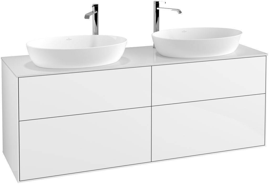 Villeroy & Boch Finion Waschtischunterschrank 1600 x 603 x 501mm, Abdeckplatte weiß matt