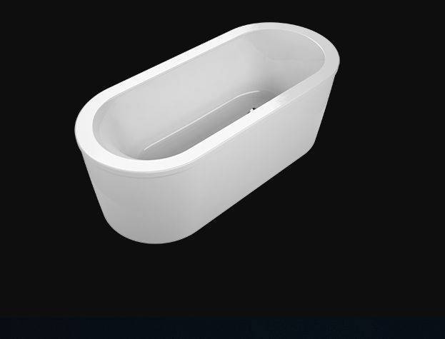 Loop & Friends Oval Duo freistehende-Badewanne 1800 x 800mm