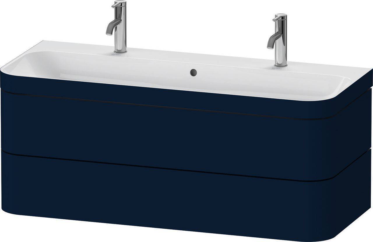 Duravit Happy D.2 Plus Möbelwaschtisch c-bonded mit Unterbau, wandhängend, 1175 x 490mm