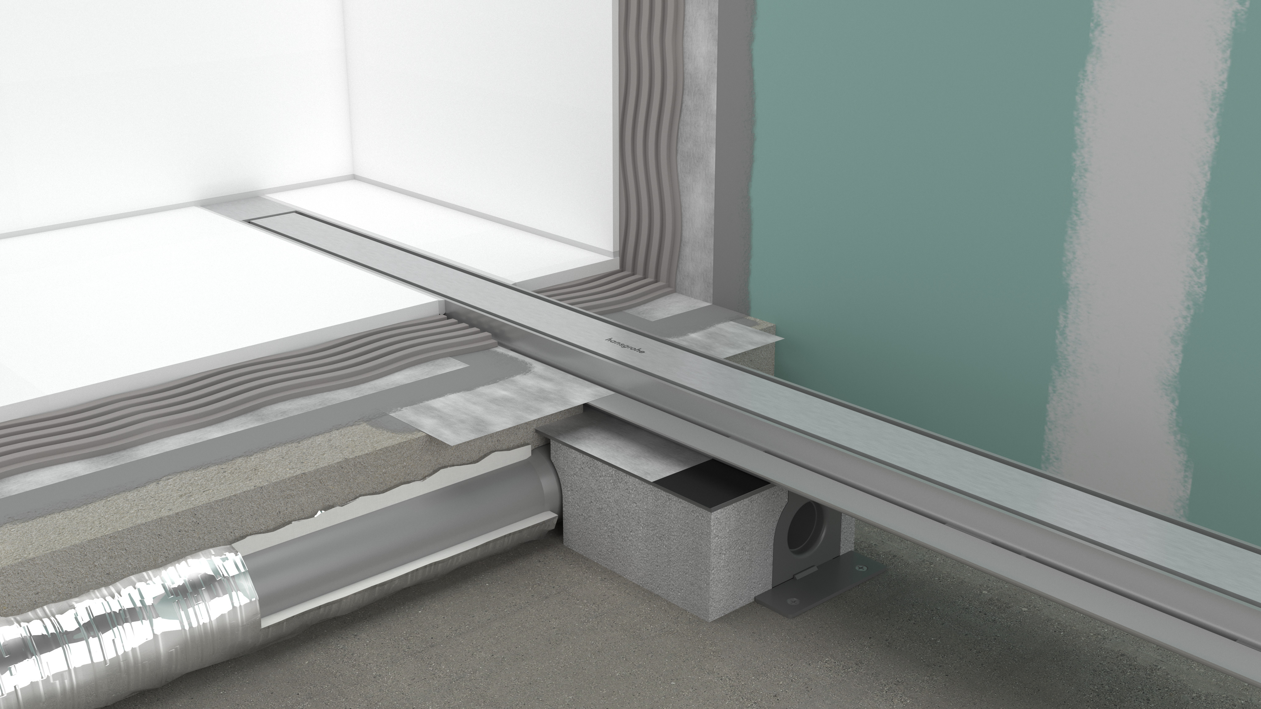 Hansgrohe Duschrinne RainDrain Match Plus 1200mm
