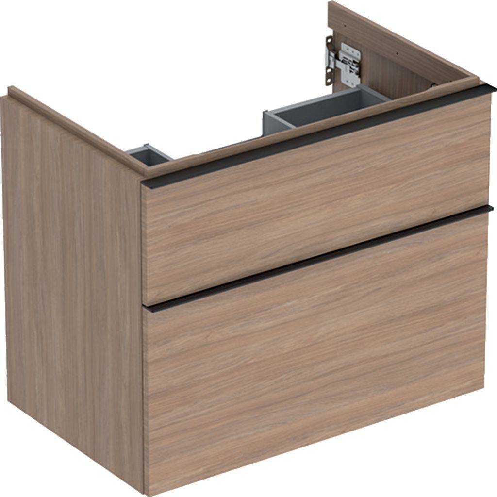 Geberit iCon Unterschrank für Waschtisch, mit zwei Schubladen, 75cm