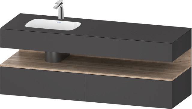 Duravit Collection One Einbauwaschtisch mit Unterbau 1600mm