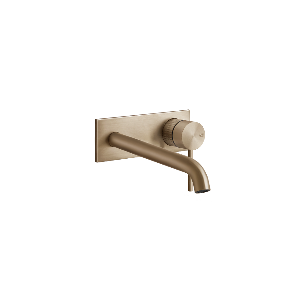 316 Meccanica wall mounted single lever basin mixer 171-201mm