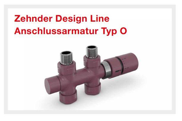 Anschlussarmatur Typ O mit Thermostat Ausführung Durchgangsform