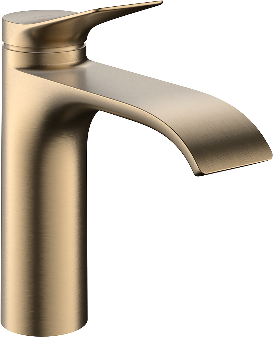 Hansgrohe Vivenis Einhebel-Waschtischmischer 110 ohne Zugstangen-Ablaufgarnitur, Coolstart
