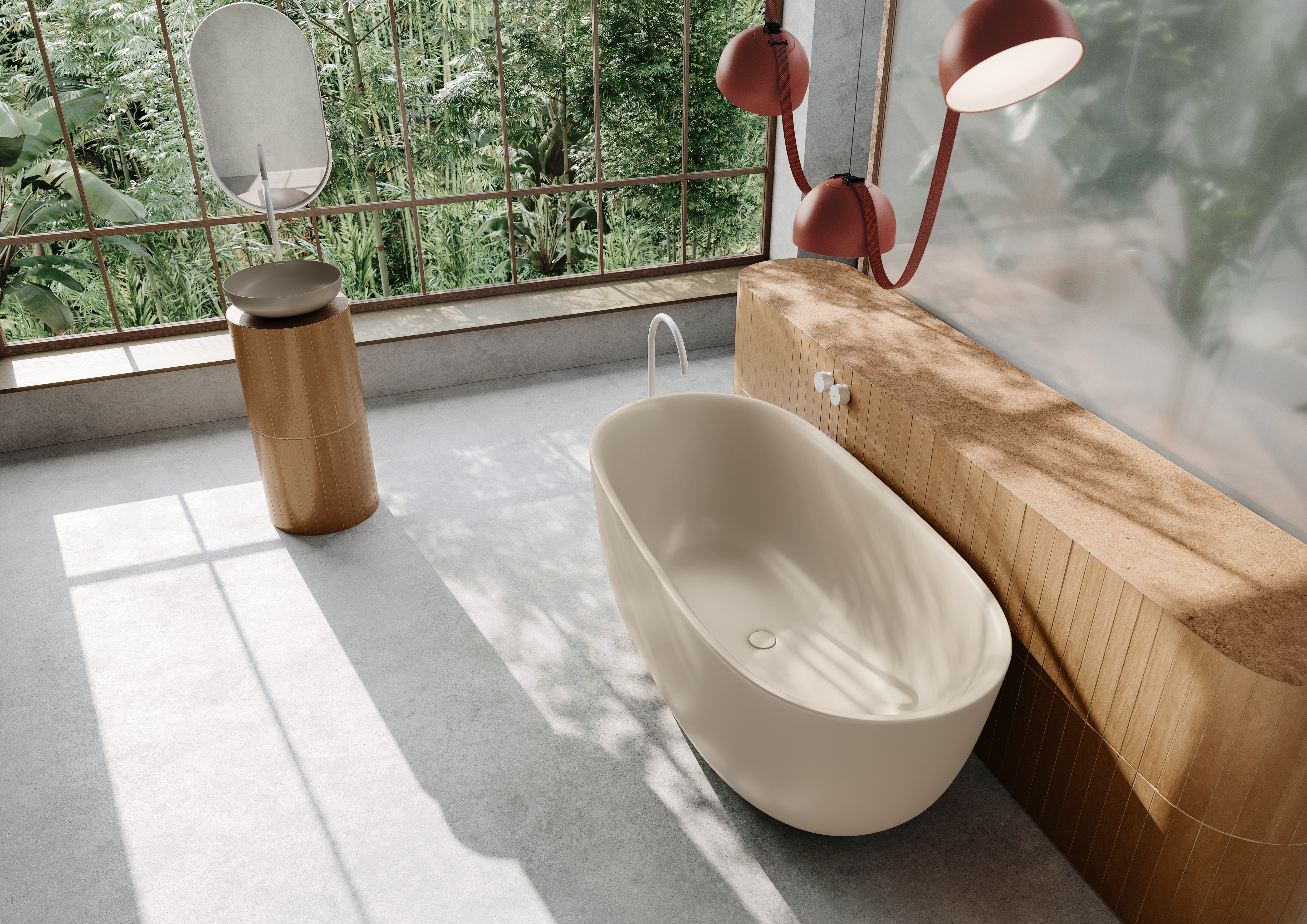 Oyo Duo Meisterstück freistehende Badewanne Modell 1050-4034, 1630 x 770 x 419mm