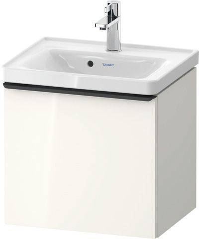 Duravit D-Neo Waschtischunterbau wandhängend mit Möbelgriff Diamantschwarz