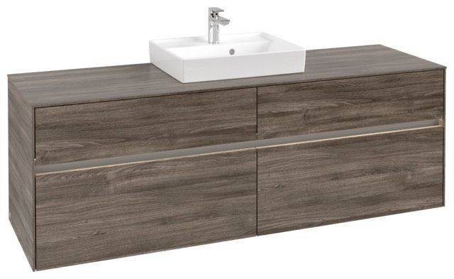 Villeroy & Boch Collaro Waschtischunterschrank 1600 x 548 x 500mm, mit LED Beleuchtung