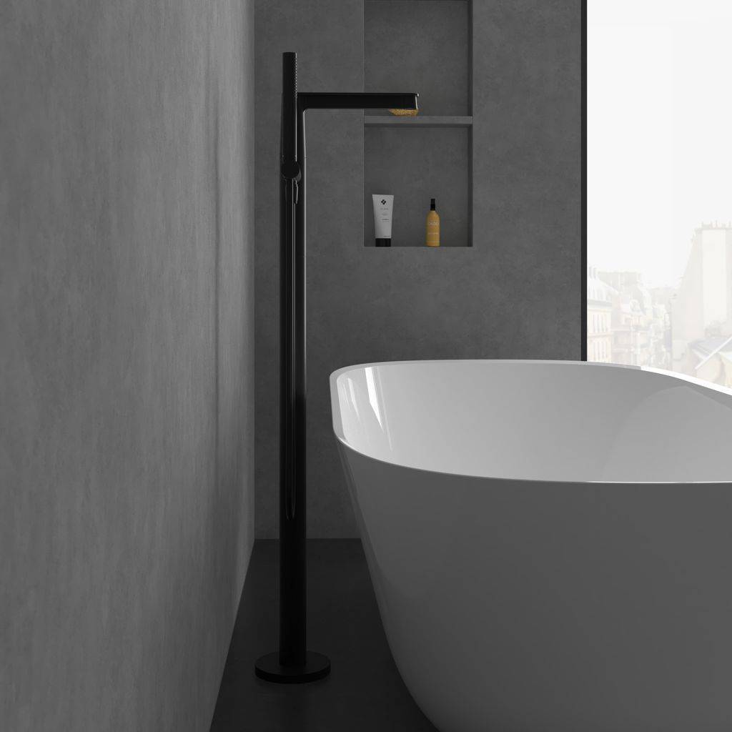 Conum single lever bath mixer, free-standing